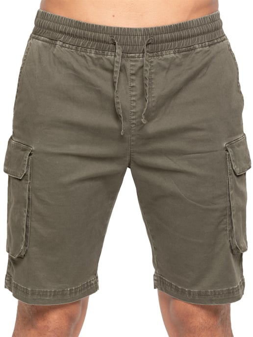 Enzo | Heren Cargo Korte Broek - Khaki - Image 2