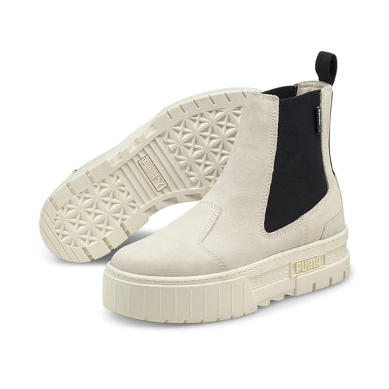 PUMA Womens Mayze Suede Chelsea Boots
