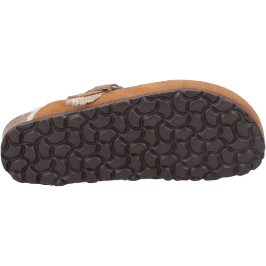 Hush Puppies Jade Leren Damesslippers Tan - Image 3
