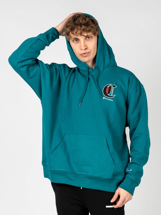 Champion Sweatshirt Hoodie Men's Turquoise