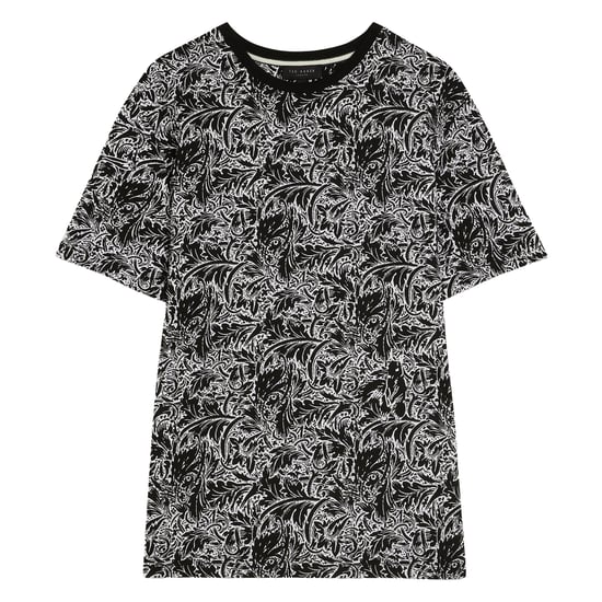 Ted Baker Huurder Heren Zwart AOP T-shirt - Image 1