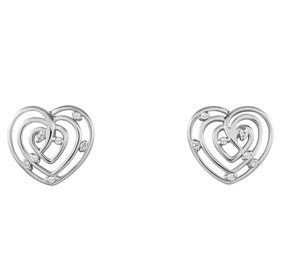 Orphelia 'Euphoria' Dames 925 Sterling Zilveren Stud Oorbellen - Zilver ZO-7522 - Image 1