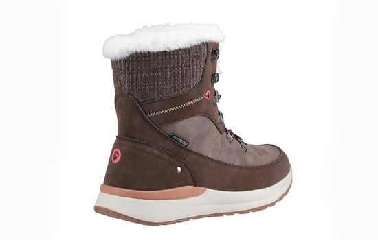 Cotswold Sheephouse Textiel Dames Bruine Wandelschoenen - Image 3