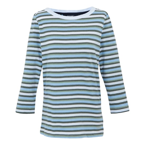Regatta Womens/Ladies Baylette II Striped T-Shirt (White)