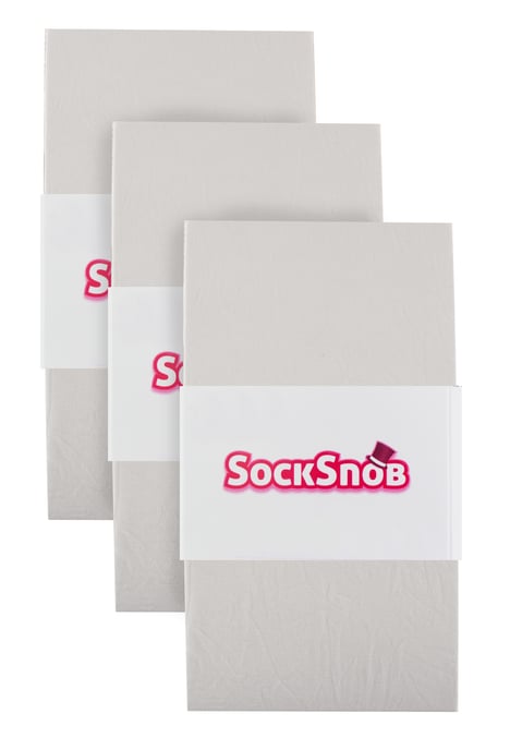 Sock Snob - Set van 3 balletpanty's van 70 denier voor meisjes - Wit - Image 2