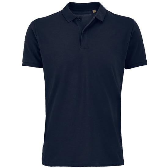 SOLS Heren Planet Pique Organisch Poloshirt (Franse marine) - Image 1