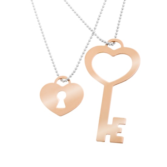 Orphelia 'Izabella' Dames 925 Sterling Zilveren Halsketting - Zilver/Roze ZK-7185 - Image 2