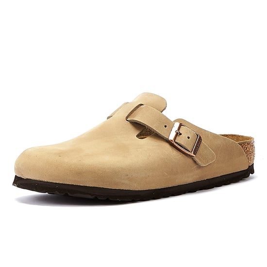 Birkenstock Boston Waxy Tabak Bruin Klompen - Image 3