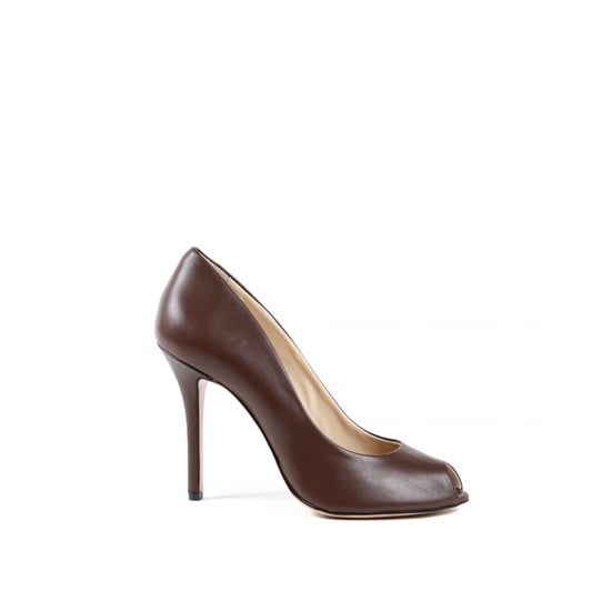 19V69 Italia Womens Pump Open Toe Brown 303 VITELLO T. MORO
