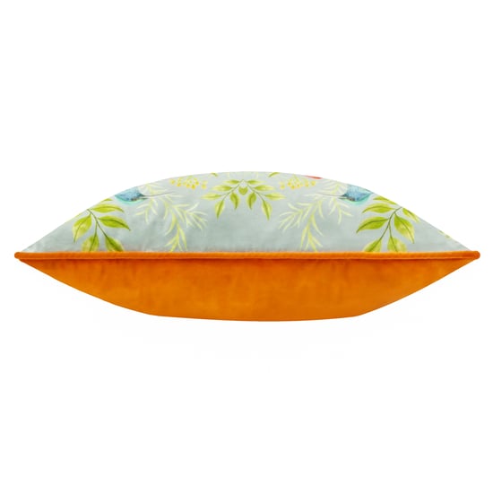 Wylder Nectar Garden Blossom Piped Velvet Polyester Filled Cushion