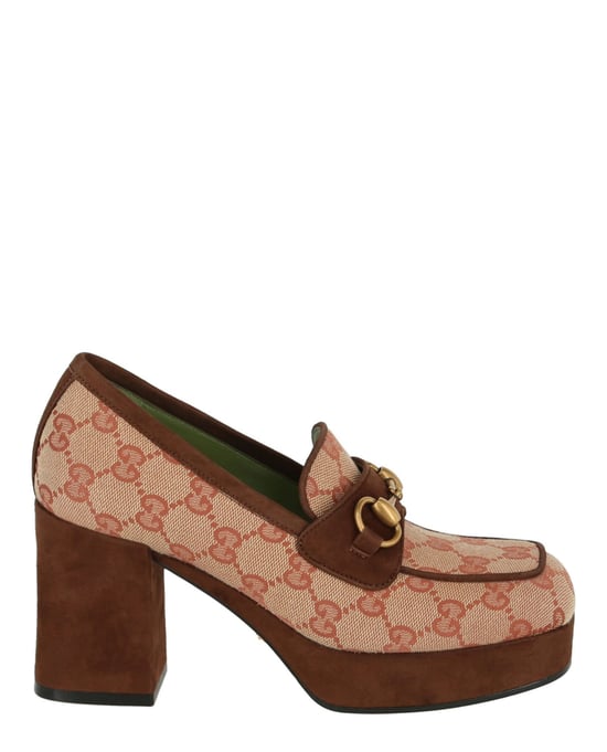 GG Monogram Platform Loafers - Image 1