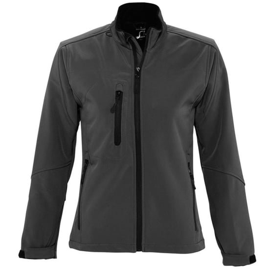 SOLS Dames/dames Roxy Soft Shell Jacket (ademend, winddicht en waterbestendig) (Houtskool) - Image 1