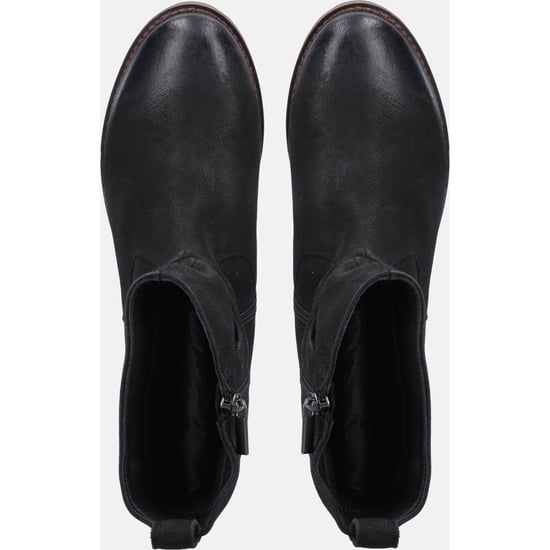 Hush Puppies Emilia Leren Vrouwen Laarzen Zwart - Image 6