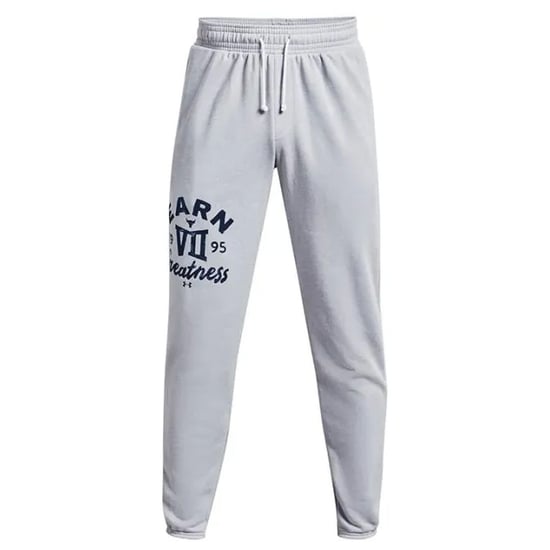 Under Armour Project Rock Mens Grey Heavyweight Terry Pants