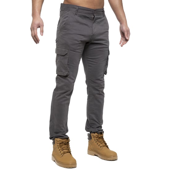 Enzo | Heren Cargo Broek - Grijs - Image 3