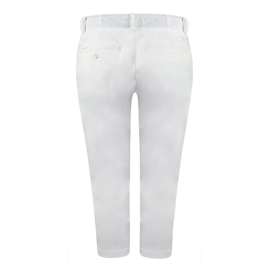 Under Armour Golf HeatGear White Womens Links Capri Trousers 1272364 100