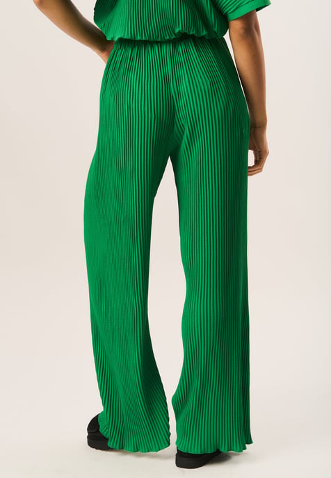 Plisse Loungewear broek met wijde pijpen - Image 3