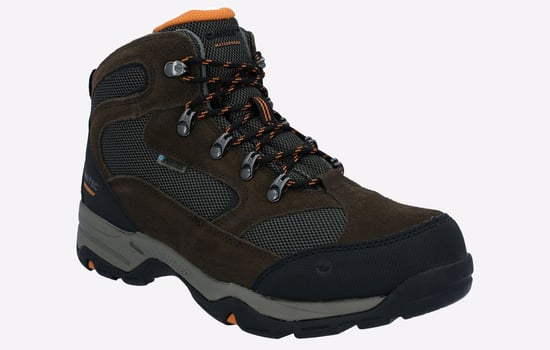 Hi-Tec Storm Wide Heren Wandelschoenen Van Donkerbruin/Donker Taupe Suède - Image 2