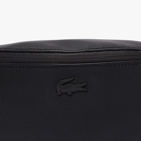 Accessories Lacoste Naos Piqué Banana Bag in Black