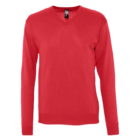 SOLS Heren Galaxy V Hals Trui (Rood) - Image 1