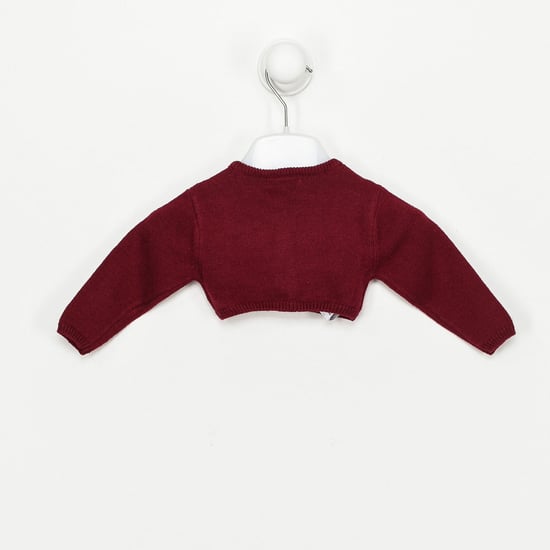 Girl's tricot knit jacket 6622W14