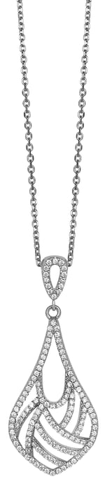 Orphelia Women's 925 Sterling Silver Chain with Pendant - Silver ZH-4843