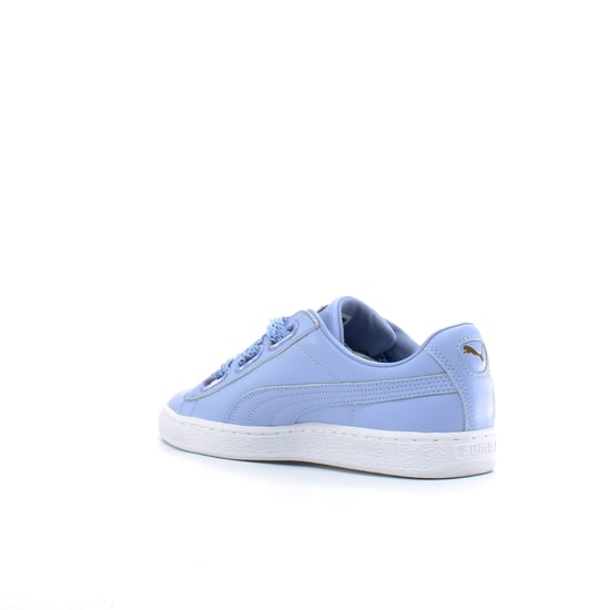 PUMA Basket Heart Crochet Purple Womens Trainers