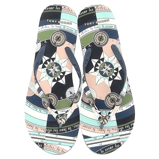 Tory Burch Gedrukte Flip-Flops in Multicolor Rubber - Image 2