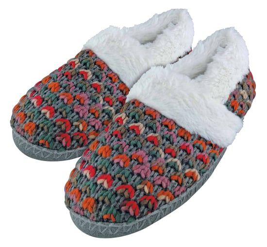 Dunlop - Dames Schattige Fluffy Pluche Winter Warme Luxe Comfort Gehaakte Huisslippers - Image 2