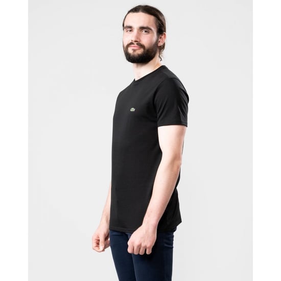 Lacoste heren T-shirt met ronde hals van Pima-katoenjersey - Image 5