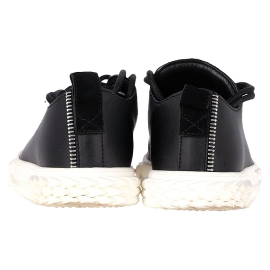Giuseppe Zanotti Blabber Lage Sneakers in Zwart Leer - Image 5