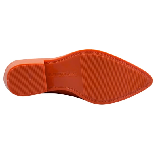 Calvin Klein Carol Rubber Womens Orange Wellington Boots