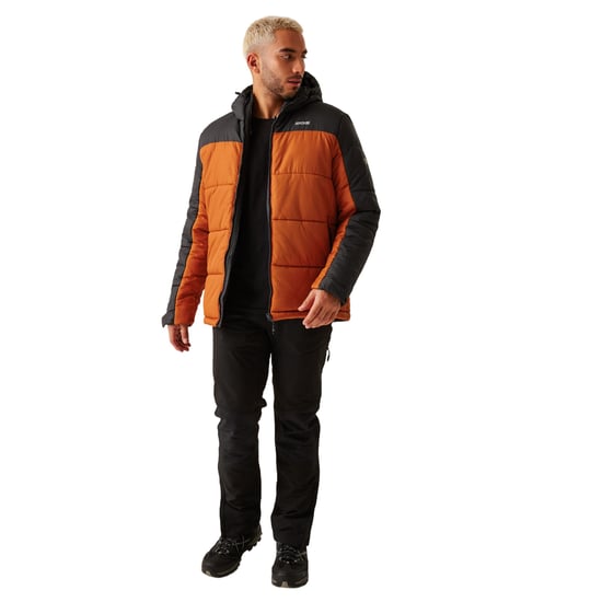 Regatta Mens Nevado VII Insulated Padded Jacket (Burnt Copper/Ash)