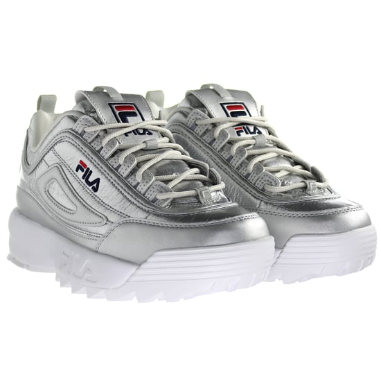 Fila Disruptor F Low Womens Silver Trainers
