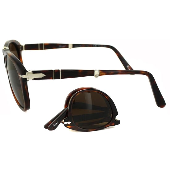 Persol Aviator Mens Havana Brown Polarized Sunglasses