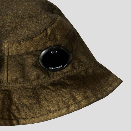 Accessoires C.P. Company Co-Ted Bucket Hat in Groen - Image 2