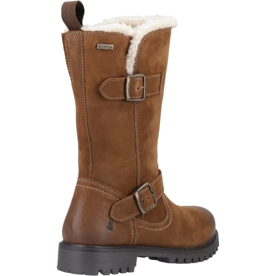 Hush Puppies Winnie Leren Dameslaarzen Tan - Image 2
