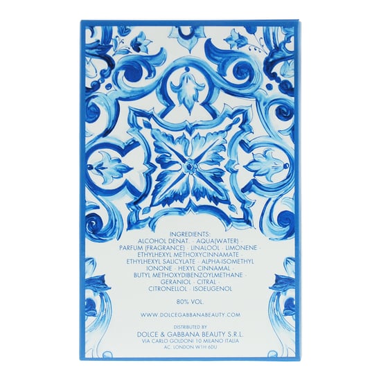 Dolce & Gabbana Light Blue Summer Vibes Pour Homme Eau de Toilette 125ml - Image 4