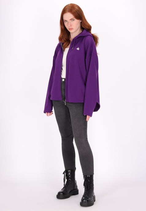 Dreimaster Sweatshirt Dames donkerpaars - Image 2