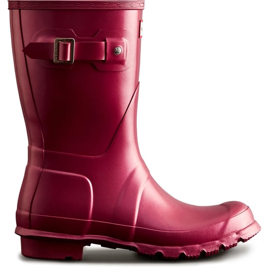 Hunter Original Short Nebula Plain Rubber Wellingtons