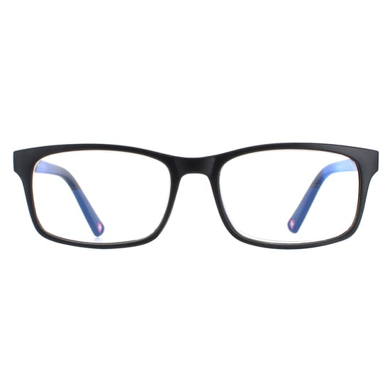Montana Rectangular Unisex Matte Black Glasses