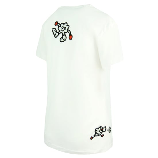 Puma x Mr Doodle Short Sleeve Crew Neck White Womens T-Shirt 598691 02