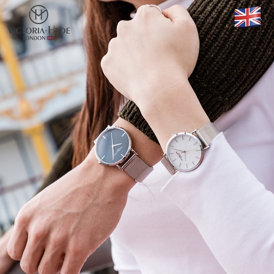 VICTORIA HYDE Couple Horloges Geschenkset Zilver - Image 5