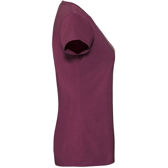 Fruit Of The Loom Vrouwen / Dames Ringgesponnen Premium T-Shirt (Oxblood) - Image 3