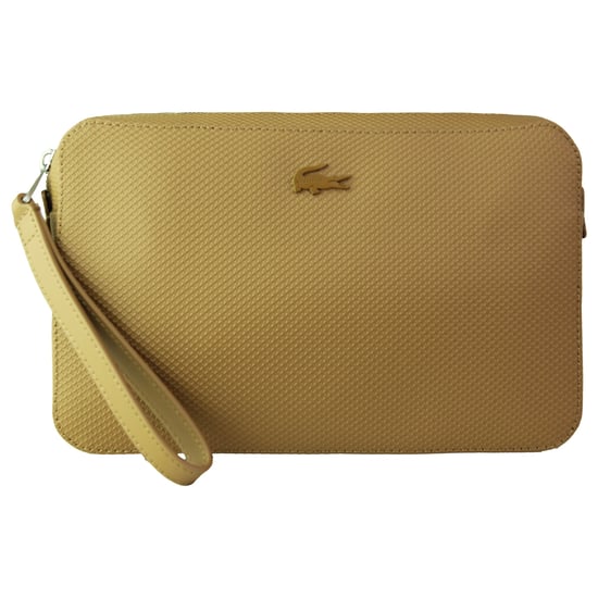 Lacoste Leren Heren Bruine Buideltas - Image 1
