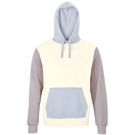 SOLS Unisex Collins Contrast Organic Hoodie voor volwassenen (Natuurlijk) - Image 1
