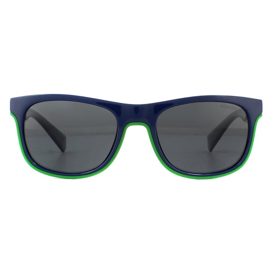 Polaroid Kinderen Zonnebril PLD 8041/S RNB M9 Blauwgroen Grijs Gepolariseerd - Image 1