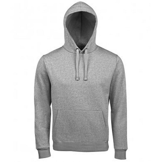 SOLS Unisex Volwassenen Spencer Hooded Sweatshirt (Grijze Mergel) - Image 1