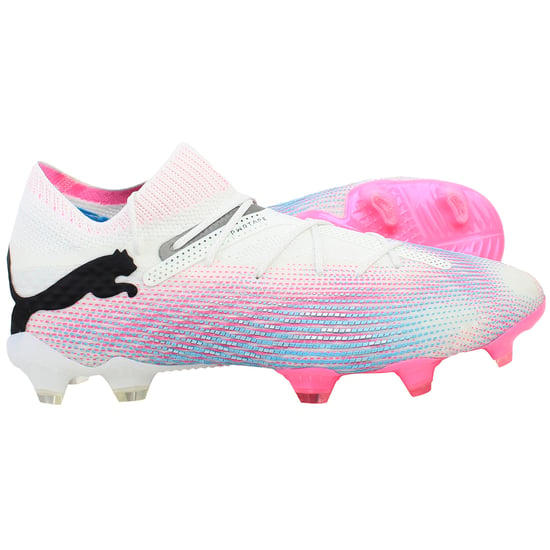 Puma Future 7 Ultimate FG/AG Mens White Football Boots - Image 5