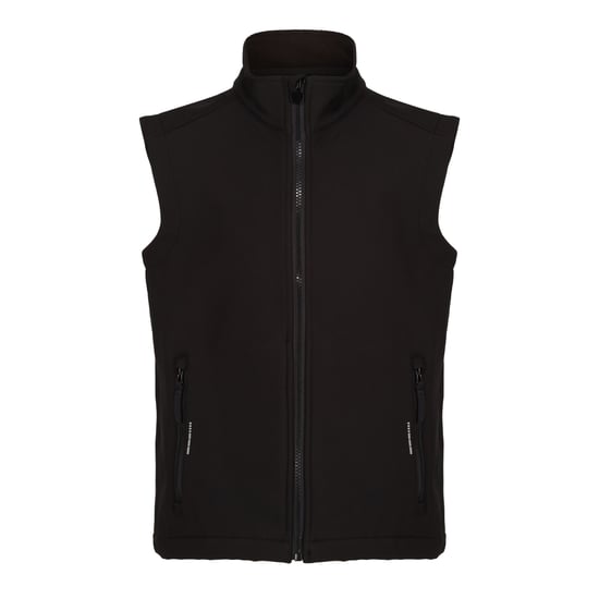 Regatta Childrens/Kids Ablaze Softshell Reflective Gilet (Black)
